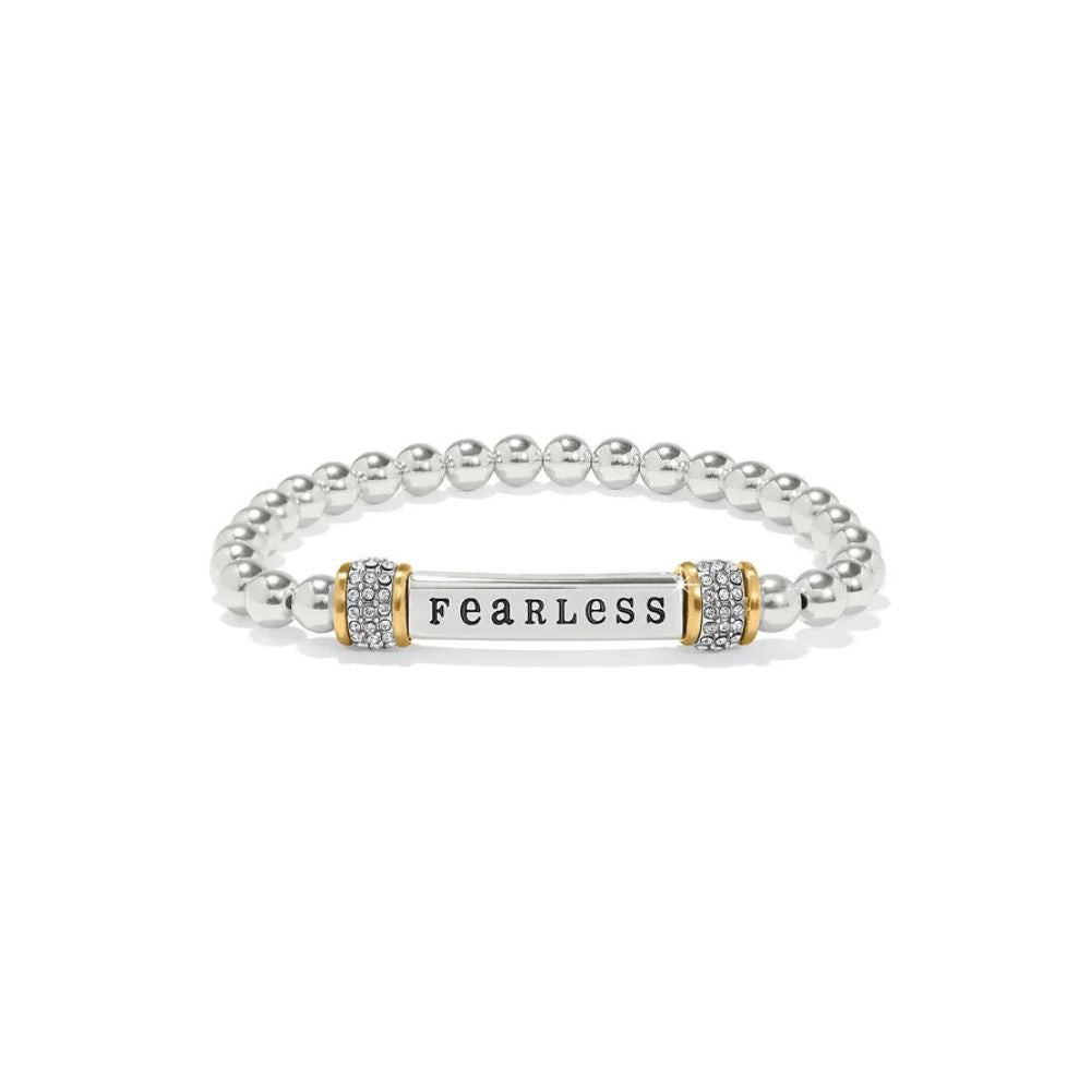 Meridian Fearless Two Toned Stretch Bracelet