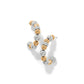 Meridian Petite Station Two Toned Earrings