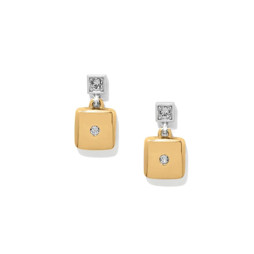 Meridian Etage Two Toned Post Drop Earrings