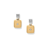 Meridian Etage Two Toned Post Drop Earrings