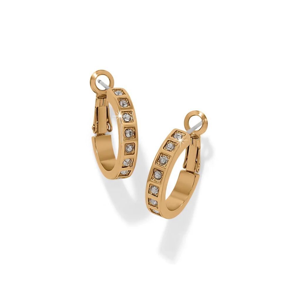 Love Knows Gold Tone Hoop Earrings