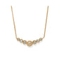 Illumina Celeste Gold Tone Bar Necklace