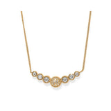 Illumina Celeste Gold Tone Bar Necklace