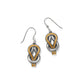 Interlok Harmony Two Tone French Wire Earring