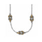 Interlok Harmony Two Toned Trio Necklace