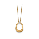 Meridian Geo Open Ring Pendant Necklace