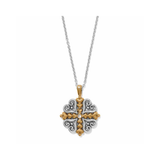 Alcazar Heart Two Tone Necklace