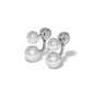 Petite Sphere Post Drop Earrings