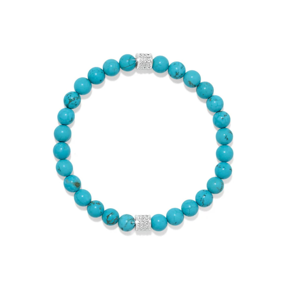 Meridian Petite Turquoise Stretch Bracelet