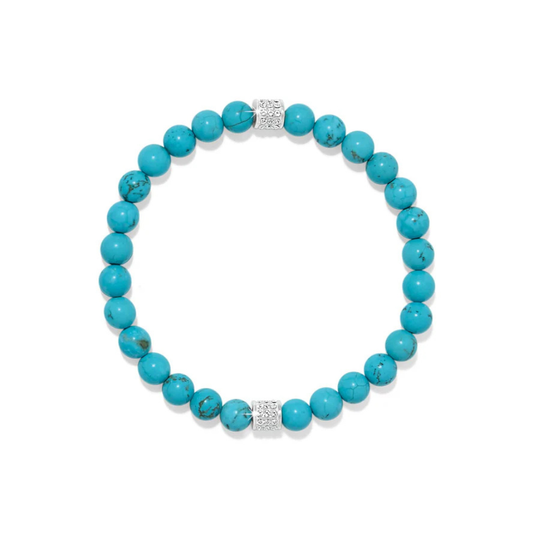 Meridian Petite Turquoise Stretch Bracelet