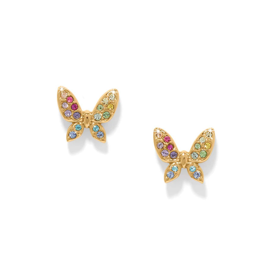Enchanting Gem Butterfly Earrings