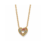 Enchanting Gem Heart Necklace