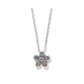 Enchanting Gem Flower Necklace