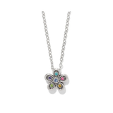 Enchanting Gem Flower Necklace