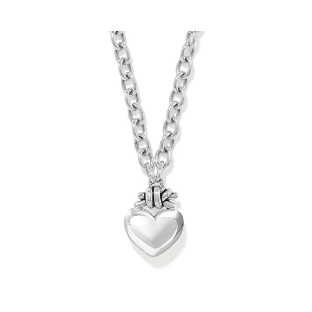 Interlok Love Knot Large Heart Necklace
