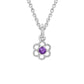Amethyst Flower Necklace