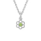 Peridot Flower Necklace