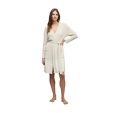 Cozy Chic Light Variegated Stripe Ribbed Robe