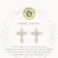 Sea La Vie Have Faith Stud Earrings