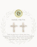 Sea La Vie Have Faith Stud Earrings