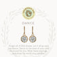 Dance Gem Drop Earrings