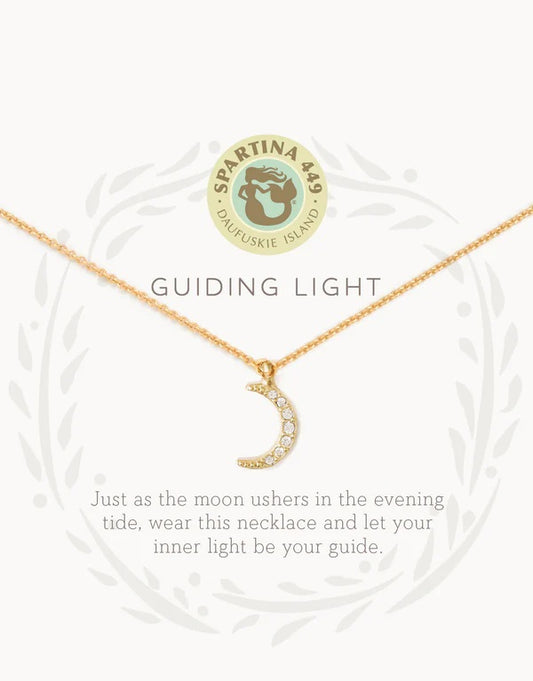 Sea La Vie 18" Guiding Light/Crescent Necklace