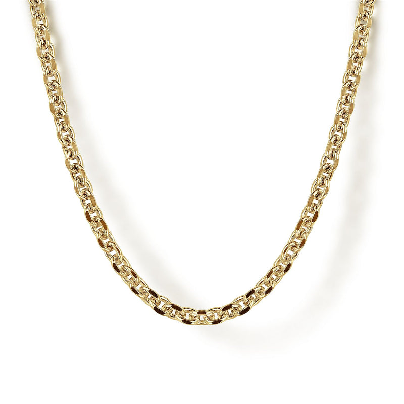 14K Link Chain Necklace 20-Inch