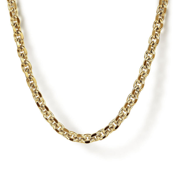 14K Link Chain Necklace 24-Inch