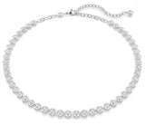 Swarovski Imber Tennis Necklace - Rhodium Plated