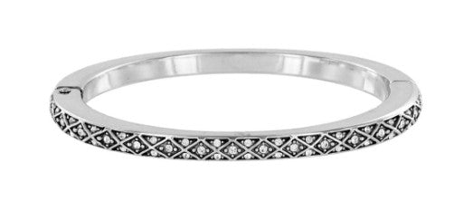 Brighton Diamond Hinged Bangle