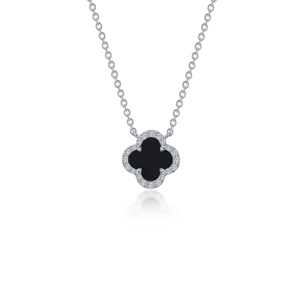 0.49 CTW Halo Necklace