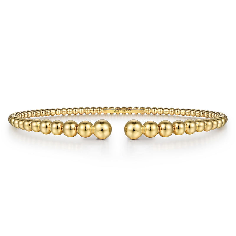 14K Bujukan Open Bangle