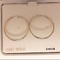 14K RND THIN HOOP EARRINGS