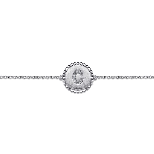 Gabriel & Co. Bujukan "C" Initial Bracelet