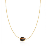 Tiger’s Eye Pebble Necklace