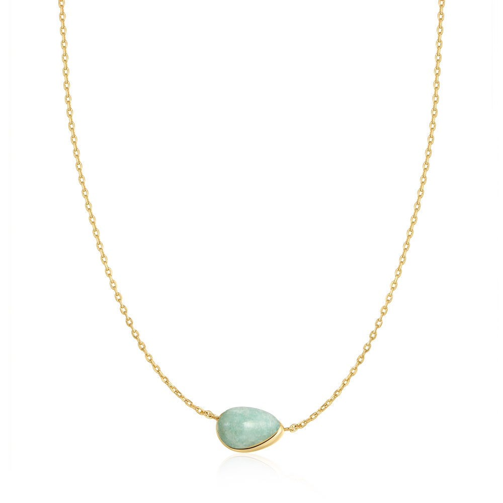 Amazonite Pebble Necklace
