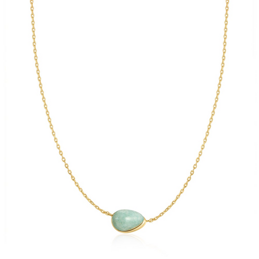 Amazonite Pebble Necklace