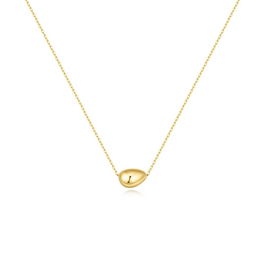 Gold Pebble Necklace