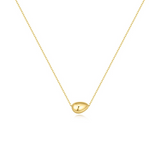Gold Pebble Necklace