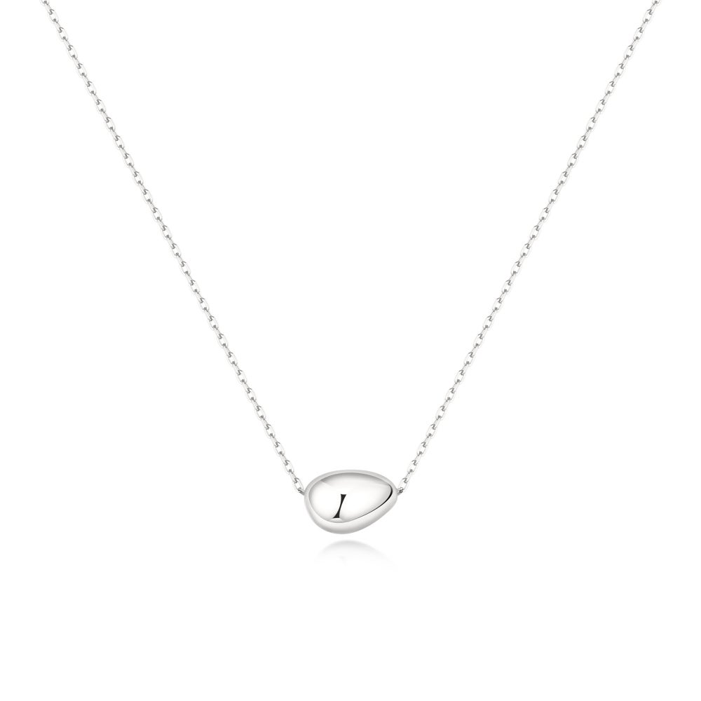 Silver Pebble Necklace