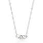 Silver Interlocked Necklace