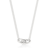 Silver Interlocked Necklace