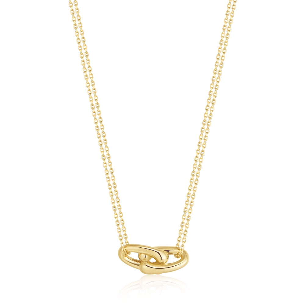 Gold Interlocked Necklace