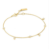 Gold Scattered Station Bracelet