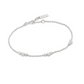 Silver Cluster Station Bracelet
