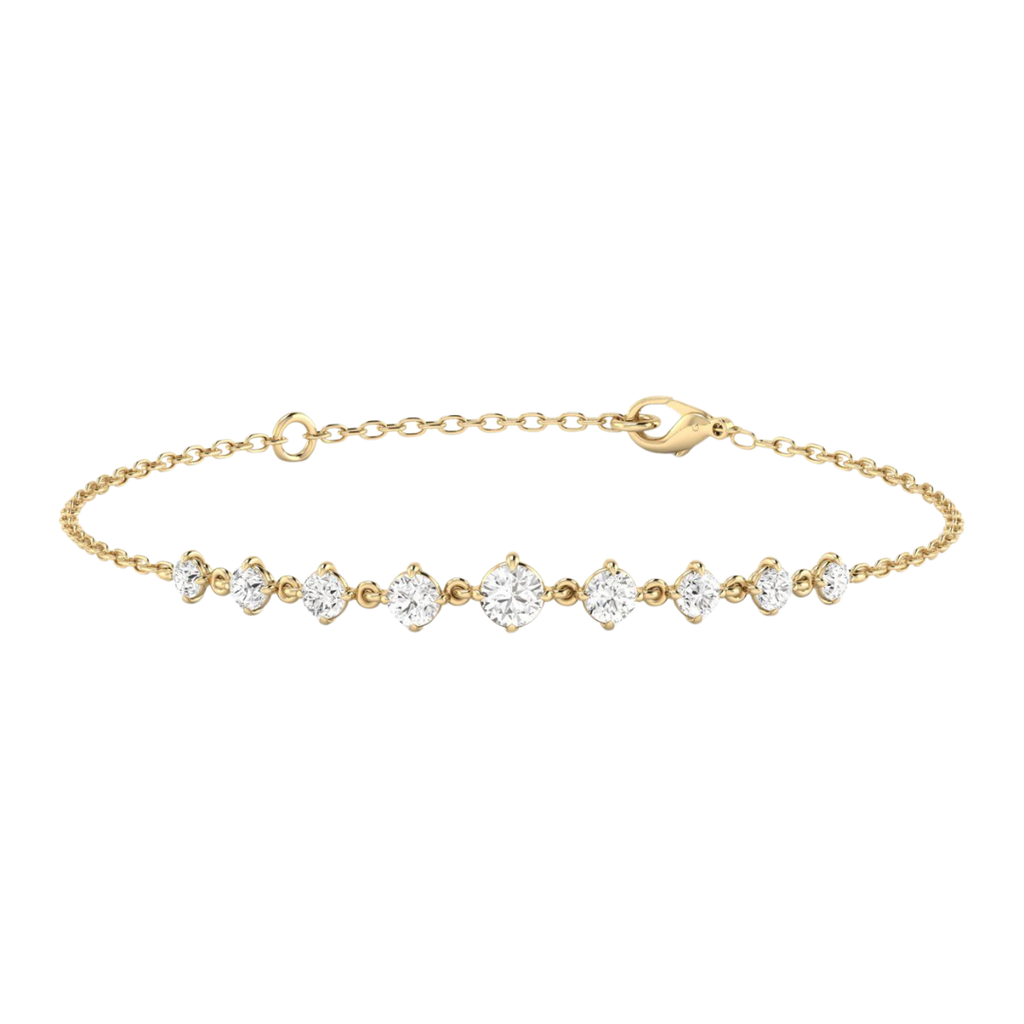 Starlight Graduated Chain Bracelet