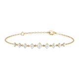 Starlight Graduated Chain Bracelet