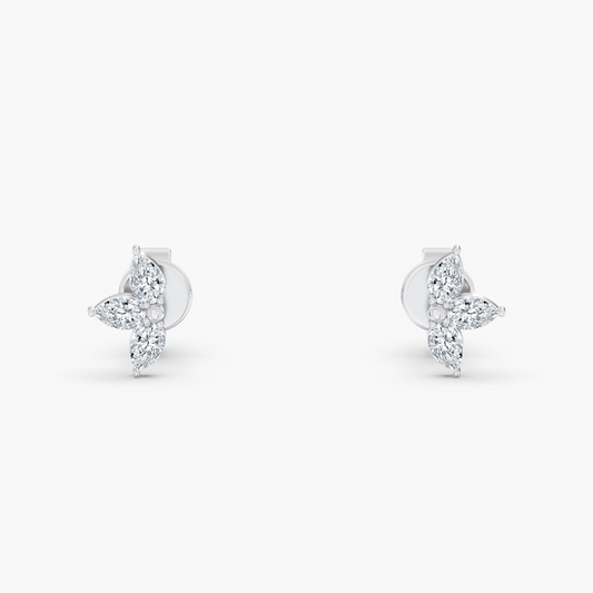 Petite Pear Fan Studs