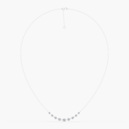 Orbit Graduated Bar Necklace