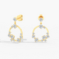 Starlight Circular Dangle Earrings